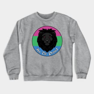 An Tir Pride - Polysexual - Populace Badge Style 2 Crewneck Sweatshirt